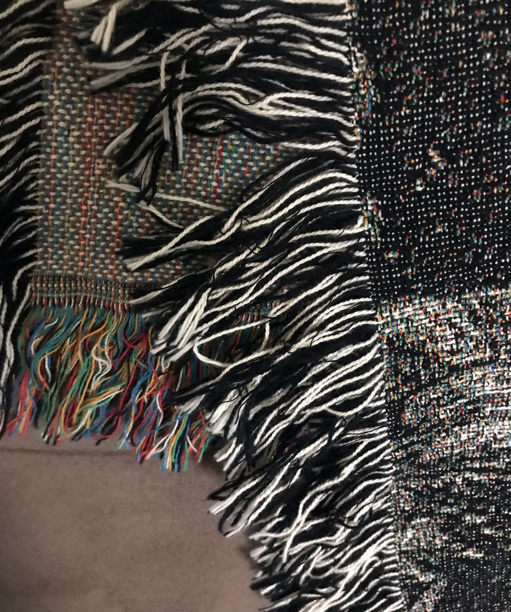 The Skull Grady Gordon Woven Art Blankets Dark Art and Craft