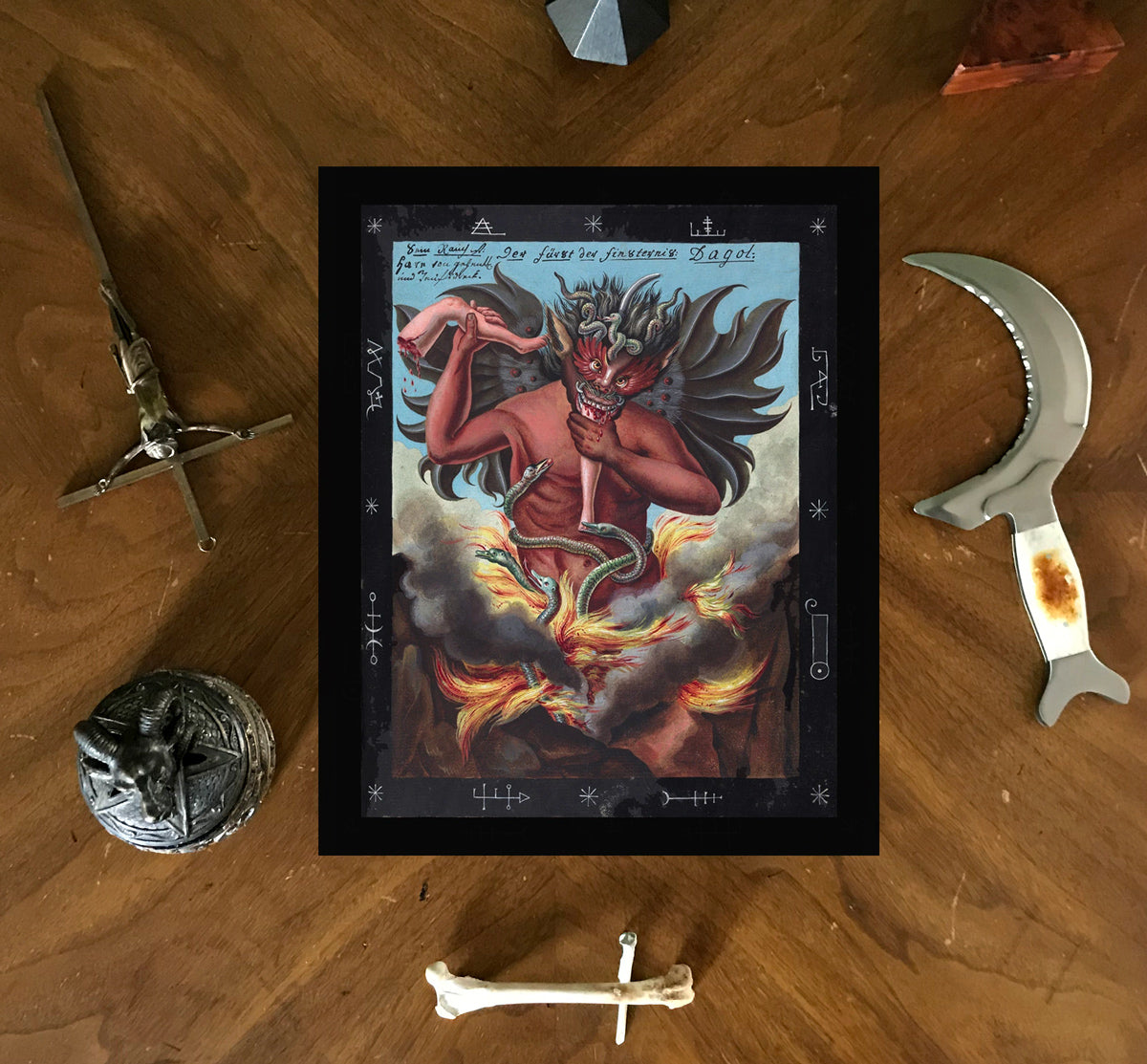 The Prince of Darkness Art Poster Print – Dark Art and Craft