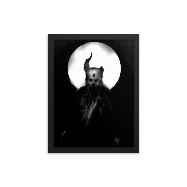 Demon with a Broken Horn Framed Poster J Meyers