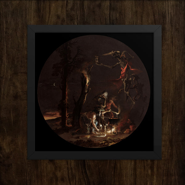 Scenes of Witchcraft: Evening Salvator Rosa Framed poster