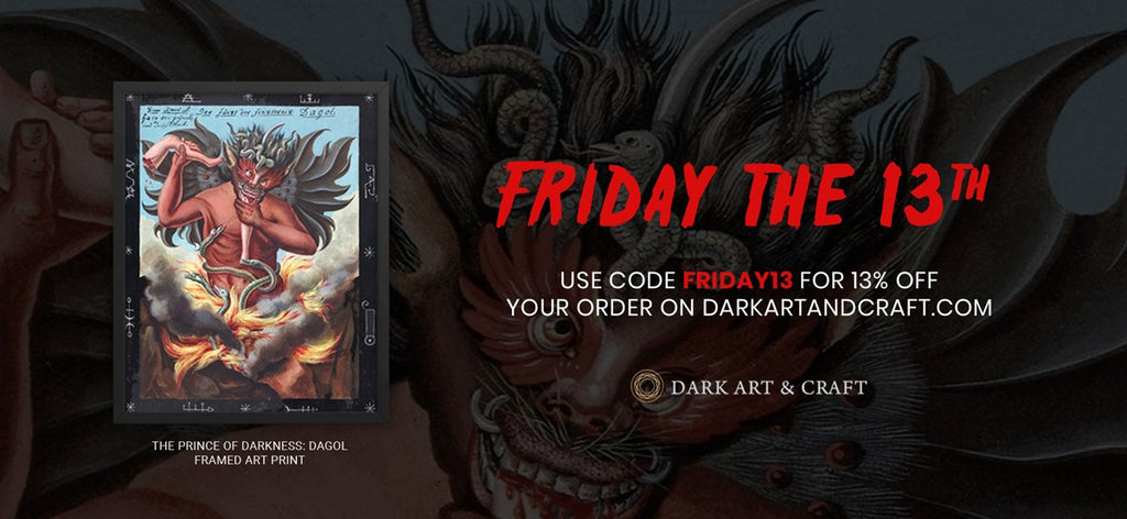 Friday the 13th is Your Excuse to Get Dark Art Prints for 13% OFF