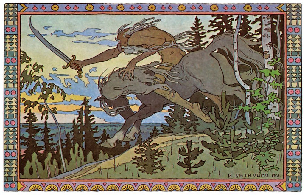 Ivan Bilibin Dark Russian Folklore