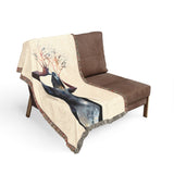 Metamorphosis Woven Art Blanket by Anna Chiara Stagi