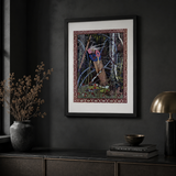 Baba Yaga Ivan Bilibin Framed Poster Art