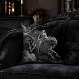 The Fourth Horseman Gustave Doré Square Pillow