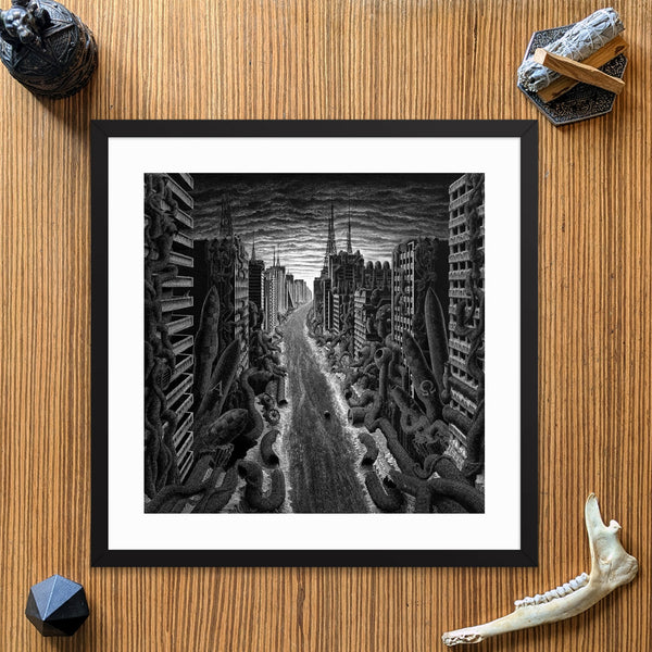 DEMO - THE AVENUE II Pedro De Kastro Framed Poster