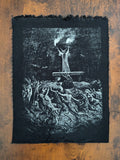 La Danse De Sabbat (The Witches' Sabbath) Back Patch – Hand Screen Printed – 11" × 14"