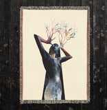 Metamorphosis Woven Art Blanket by Anna Chiara Stagi