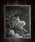 Death on the Pale Horse Gustave Doré Woven Art Blanket
