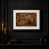 Here We Go Round The Pentagram Brad Gray Framed Poster
