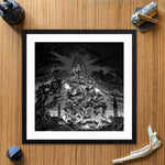 DEMO - HELLSPIRES Pedro De Kastro Framed Poster Prints