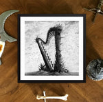 DEMO - The Harp Pedro De Kastro Framed poster