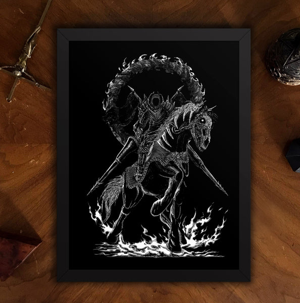 Helbiyon Chaos Knight Framed Poster Print