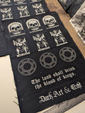Heptagram Raw Canvas Patch – Dark Star
