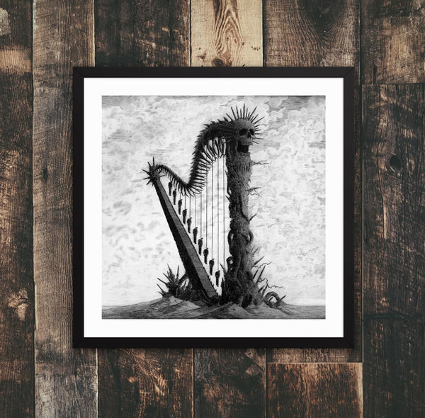 The Harp Pedro De Kastro Framed poster