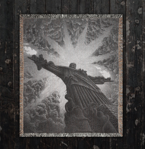 DEMO - THE REDEEMER Pedro De Kastro Woven Blankets
