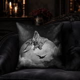 The Raven: Presents a Vision of Death Gustave Doré Square Pillow