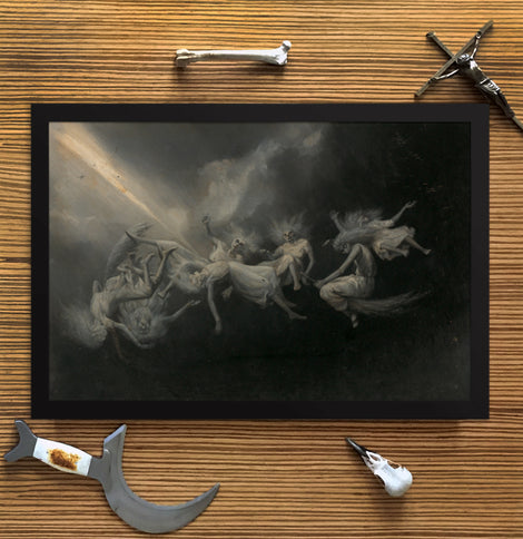 Witchcraft and occult art featuring mystical and esoteric imagery