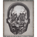 The Skull Grady Gordon Woven Art Blankets