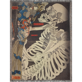 Takiyasha the Witch and the Skeleton Specter Woven Blankets