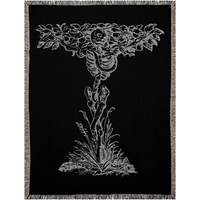 Skeleton Tree Art Blanket