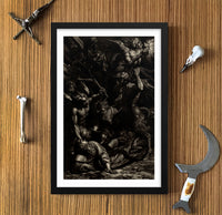 Temptation of Saint Anthony Framed Poster