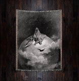 The Raven: Presents a Vision of Death Gustave Doré Woven Blankets