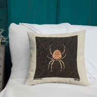 Spider in a Web Julie de Graag Pillow