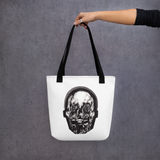 The Skull Grady Gordon White Tote Bag