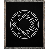 dark occult woven blanket