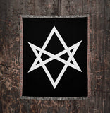 Unicursal Hexagram Woven Art Occult blankets