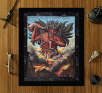 The Prince of Darkness demon print