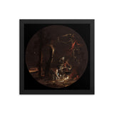 Scenes of Witchcraft: Evening Salvator Rosa Framed poster