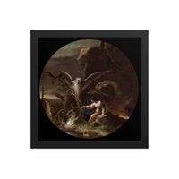 Scenes of Witchcraft: Morning Salvator Rosa Framed poster