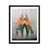 Monsters Disguised as a Gothic Cathedral Justyna Koziczak Framed Poster