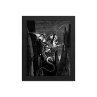 Geryon Gustave Doré Framed Poster