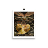 The Great Red Dragon William Blake Art Poster