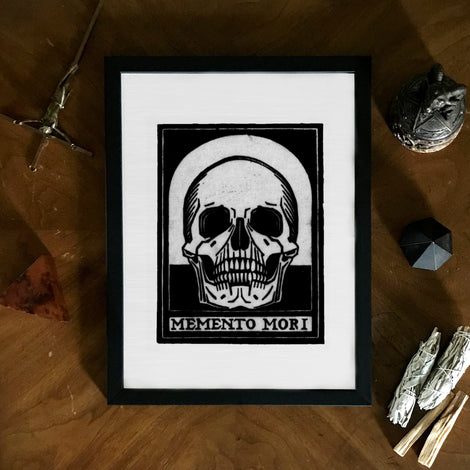 Memento Mori art featuring skulls, death and vanitas symbolism