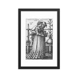 The Lady and Death Framed Poster Print