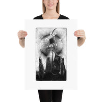 MFAXII Poster Print dark ink print