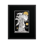 Cosmic Growth Fred Grabosky Graphic Framed poster