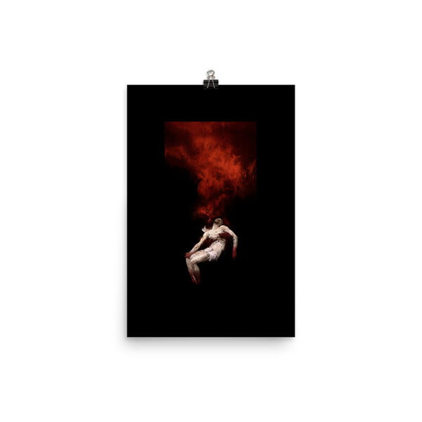 Our Lady of Sorrows Art Poster dark art painting