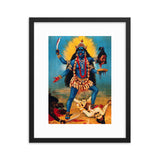 Raja Ravi Varma "Kali trampling Shiva" 