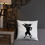 Demon Silhouette Pillow