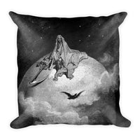 The Raven: Presents a Vision of Death Gustave Doré Square Pillow