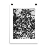 The Four Horsemen of The Apocalypse Albrecht Dürer Art Poster