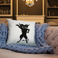 Demon Silhouette Pillow