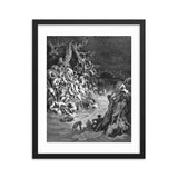 The World Is Destroyed by Water Gustave Doré Framed poster