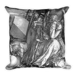 Melancholia I Albrecht Dürer Square Pillow