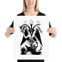 Sabbatic Goat Occult Art Poster Print